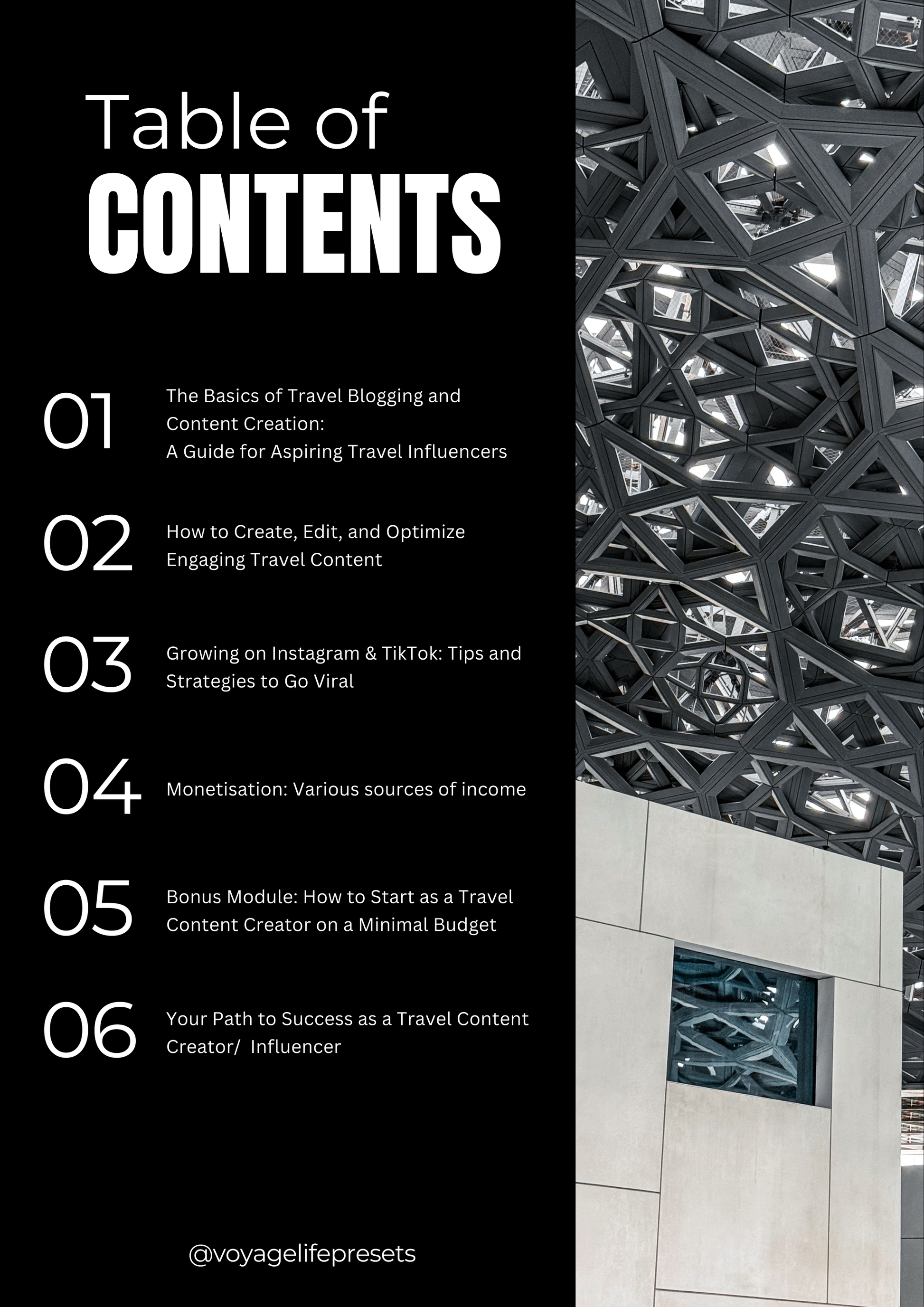 Travel Content Creator Masterclass Voyagelifepresets