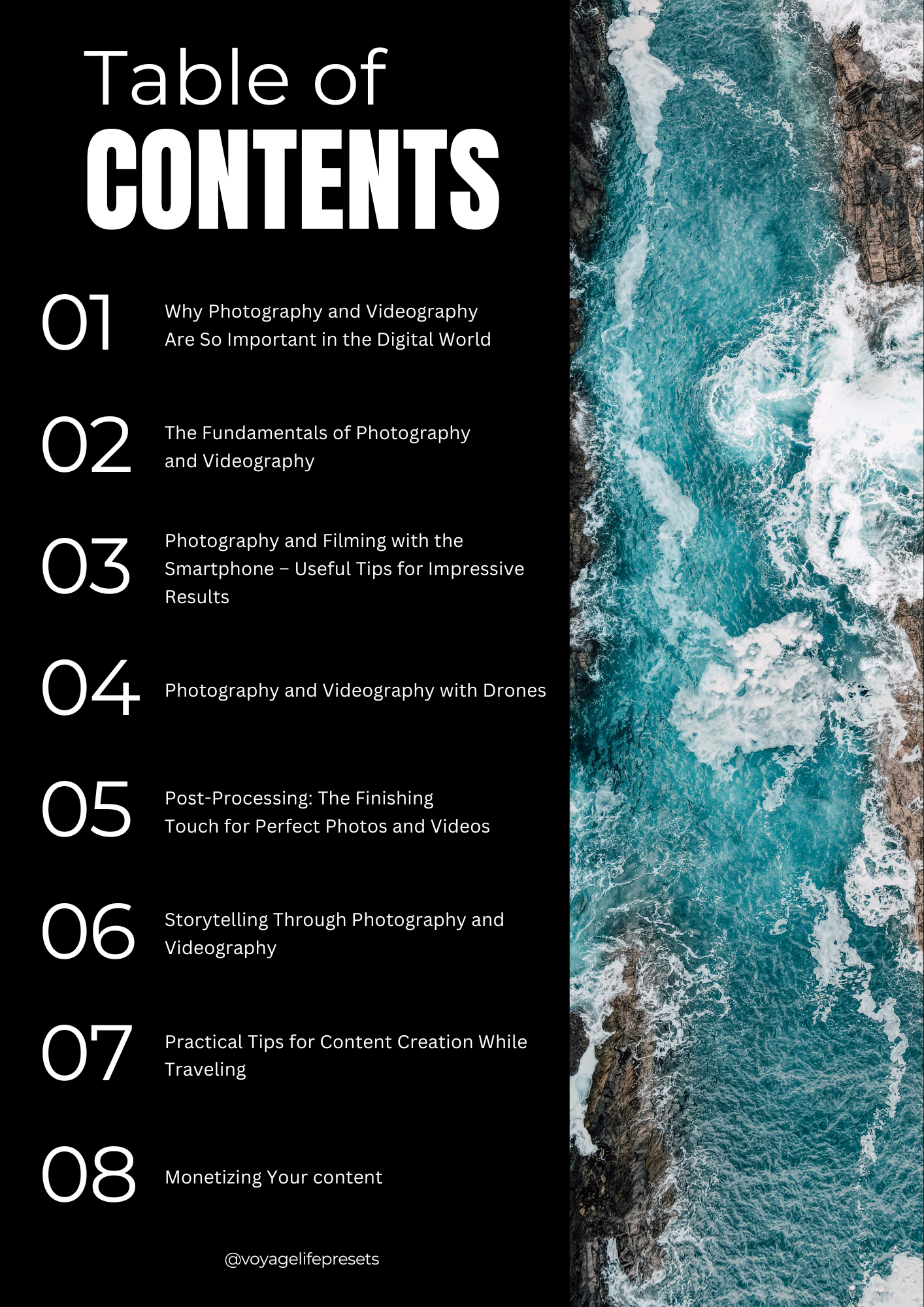 Photography and Videography Mastery Course Voyagelifepresets